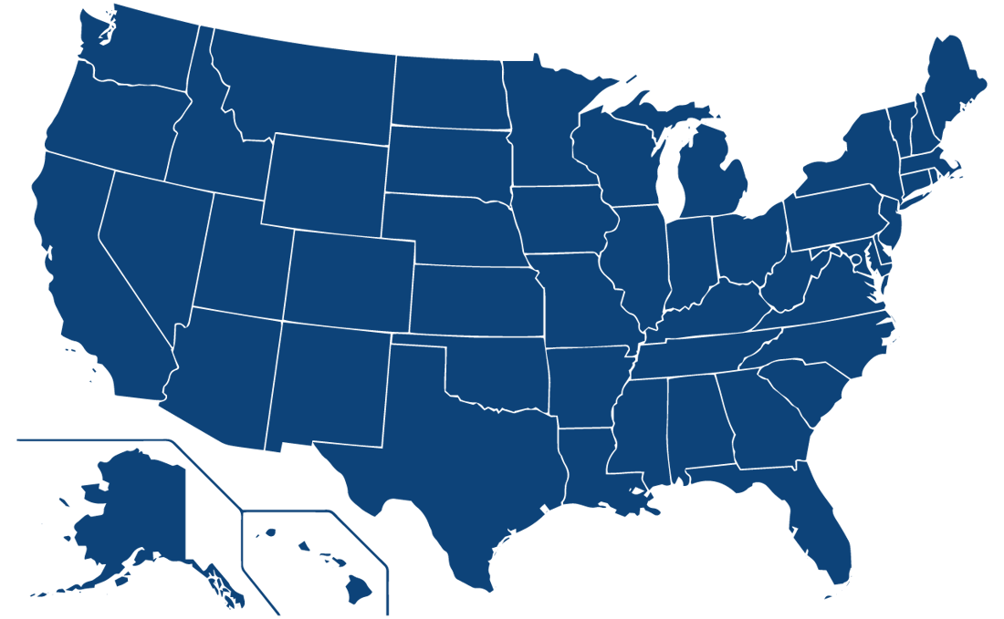 Map of United States